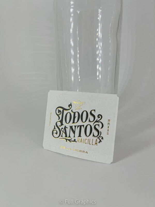 Etiqueta Tequila | Hot Stamping, Relieve y Papel Texturizado