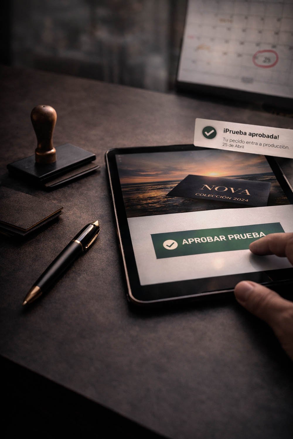 Autoriza tu prueba y recibe fecha de entrega