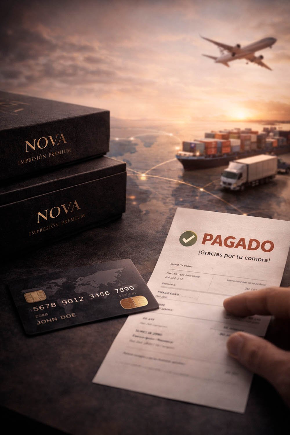 Liquida y recibe en cualquier parte del mundo