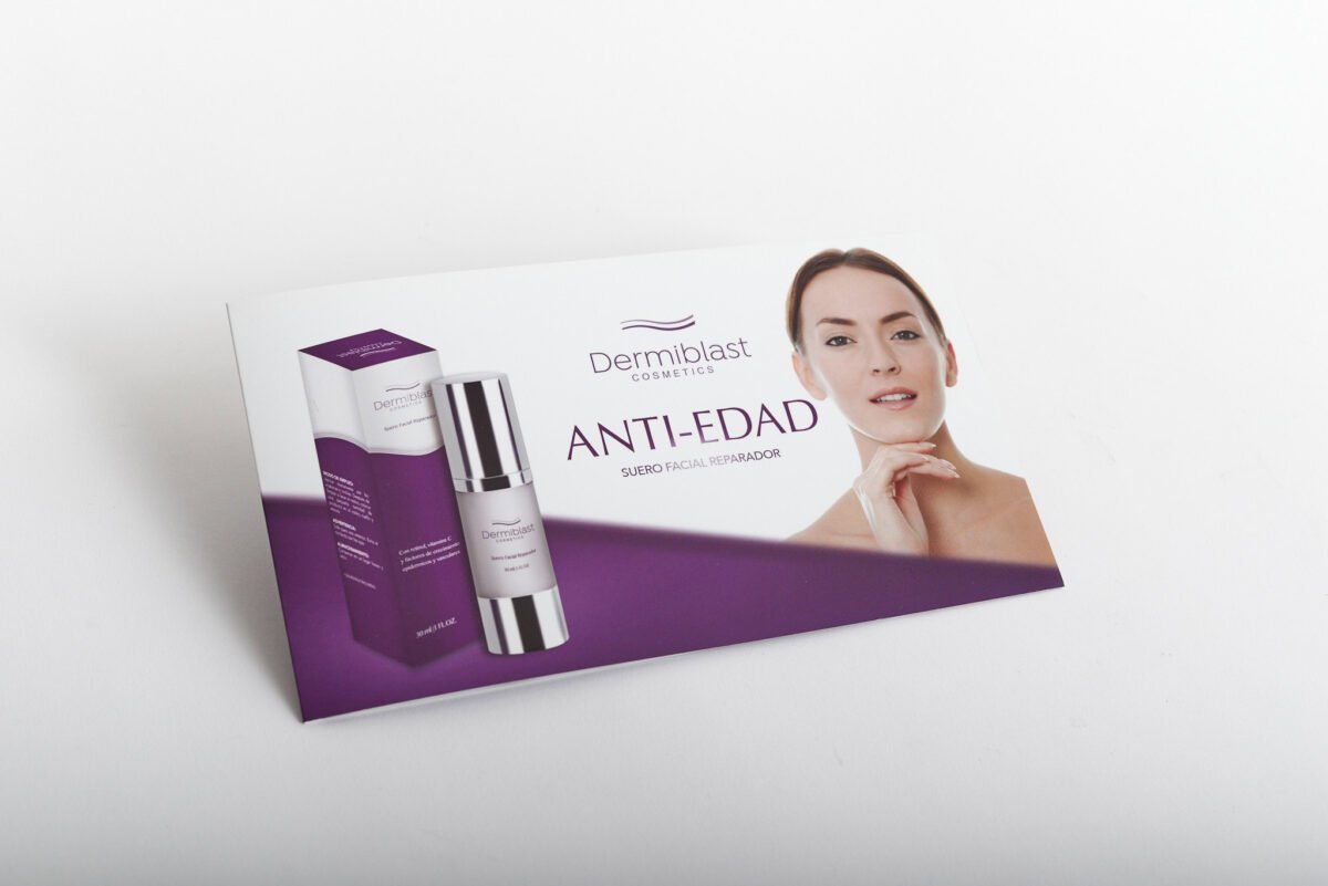 Brochure tipo díptico horizontal