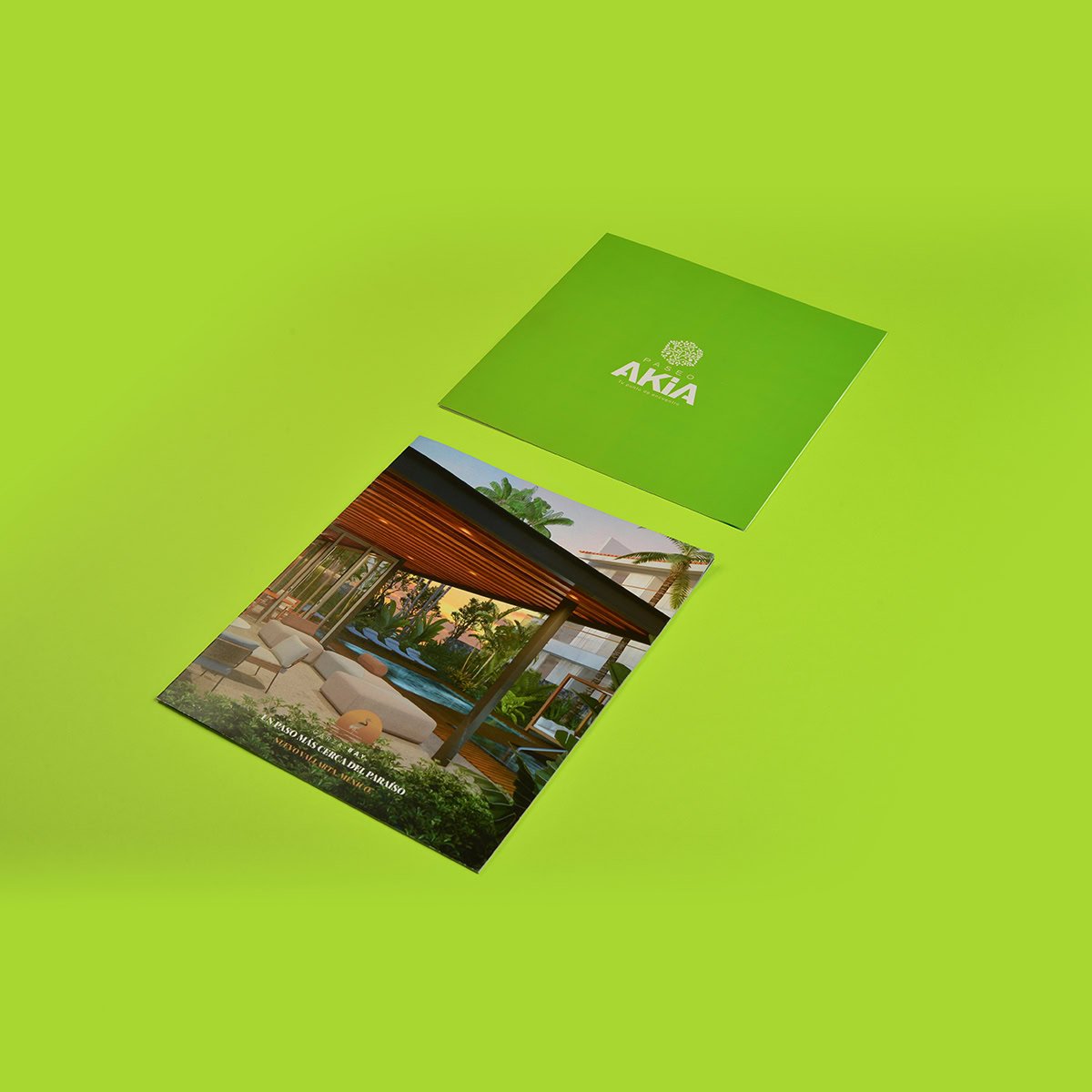 Brochure tipo librillo engrapado