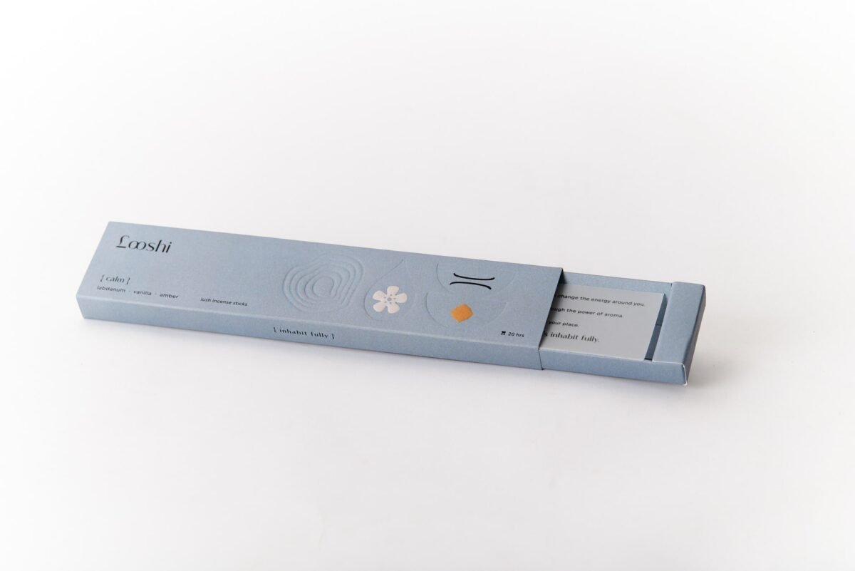 Caja Blanda deslizable con letter press y realce