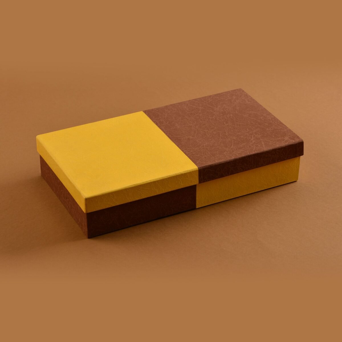 Caja de tapa y base horizontal