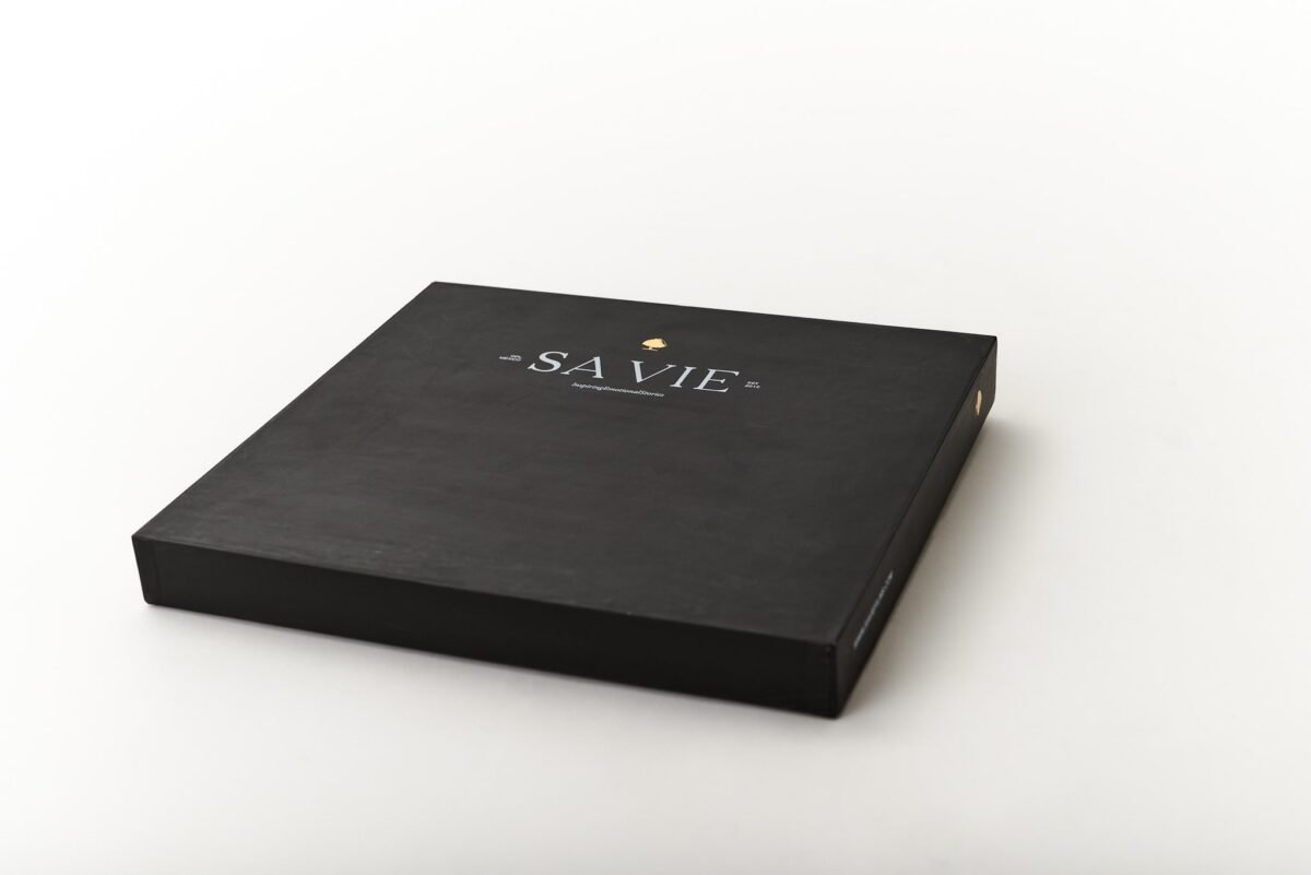 Caja de tapa y base cuadrada