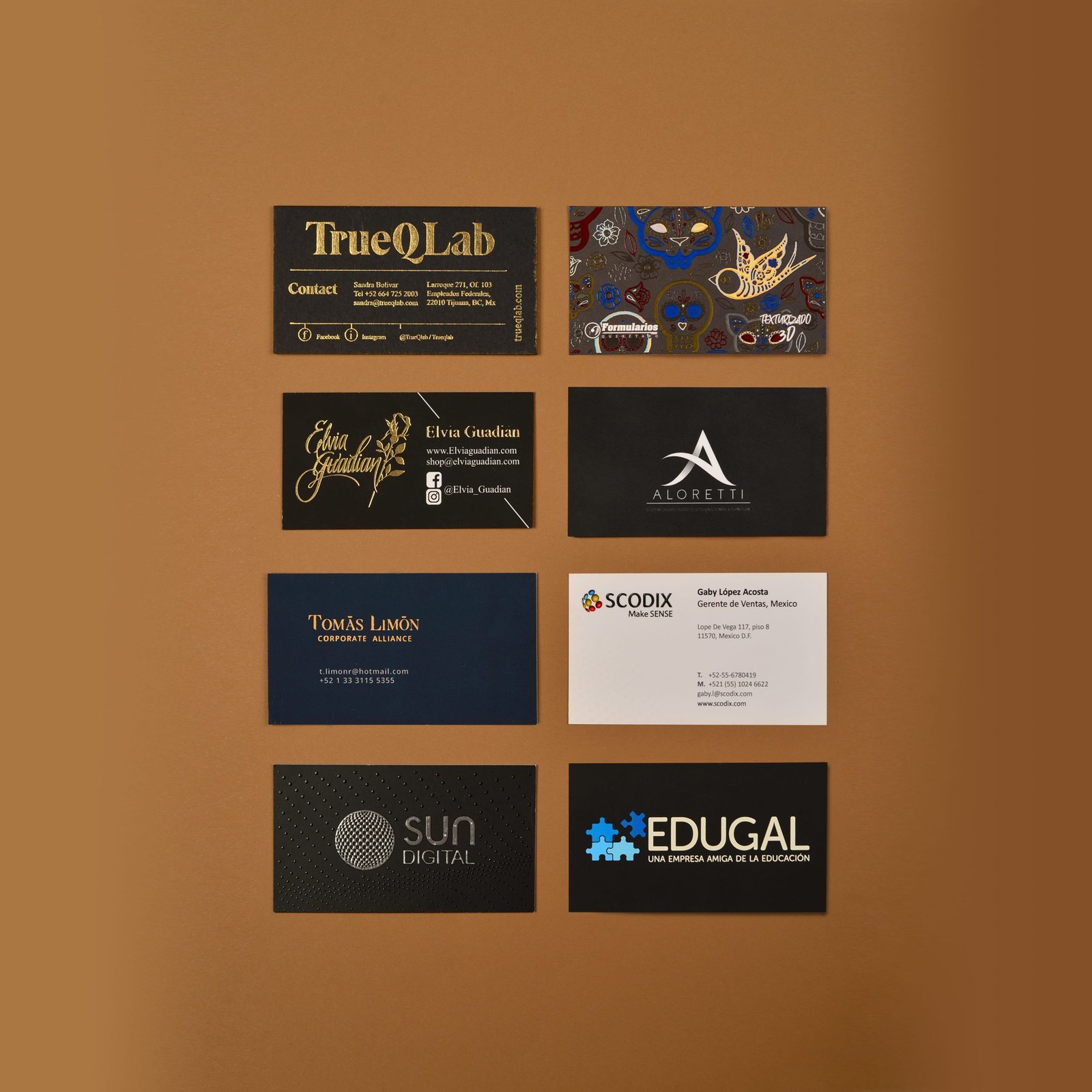 Tarjetas de presentación