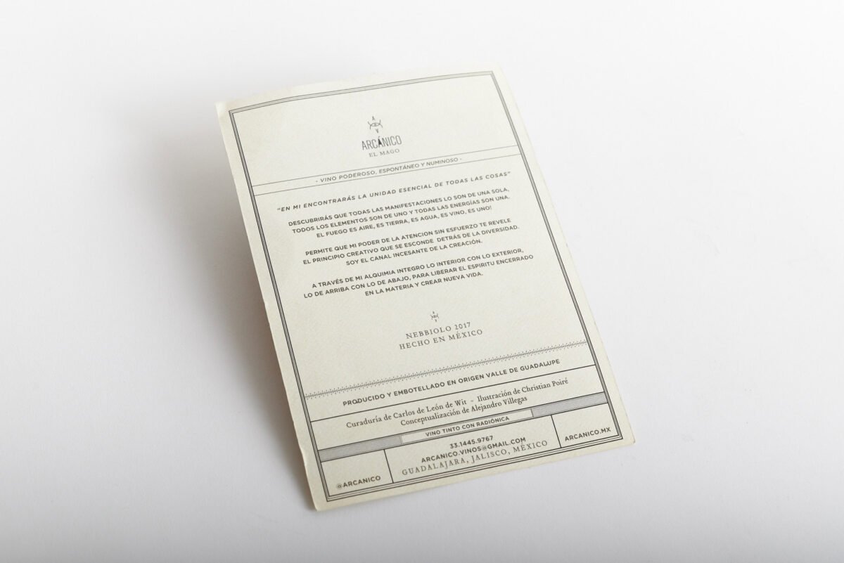 Postal en papel texturizado