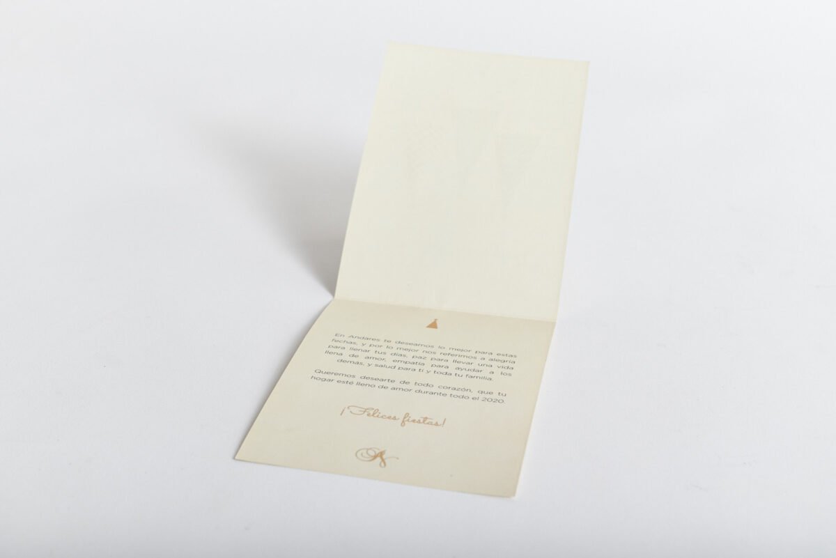 Invitación con hot stamping