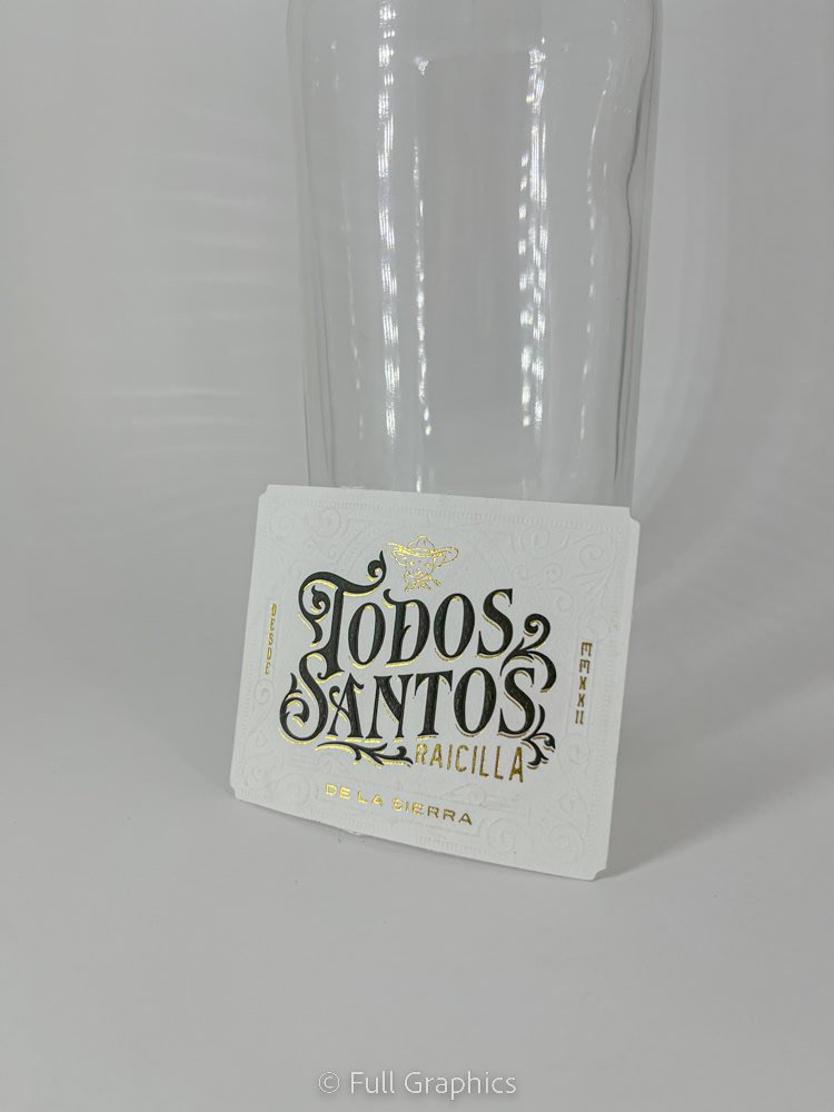 Etiqueta Tequila | Hot Stamping, Relieve y Papel Texturizado